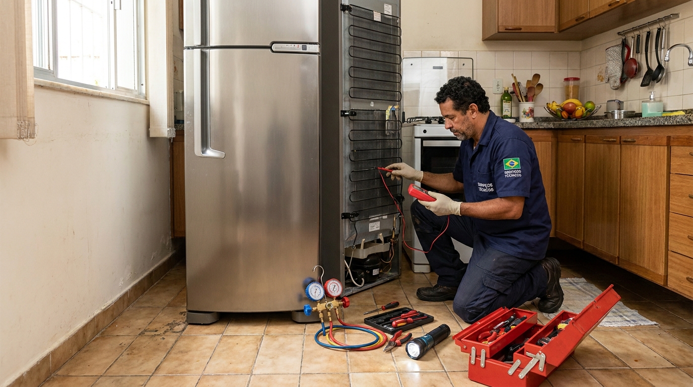 Manutenção na refrigeração em Uberaba-MG